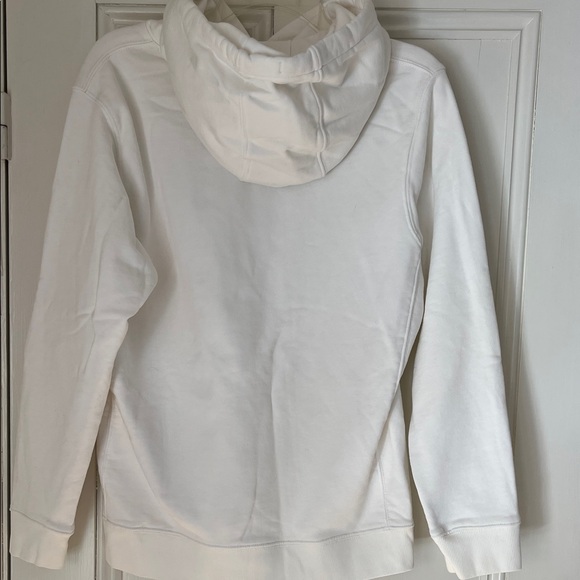 Nike White Hoodie with Black Logo women’s large - Picture 5 of 5